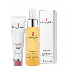 Elizabeth Arden Eight Hour Set Skin Protectant 50ml & All Over Miracle Oil 100ml & Moisturizing Hand Treatment 30ml