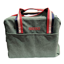 El Ganso Green Canvas Travel Bag