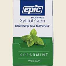 Epic Xylitol (sugar-free) Gum Spearmint 12 Piece Blister Pack X 12 Display