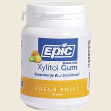 Epic Xylitol Chewing Gum Fresh Fruit 50