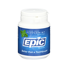 Epic Xylitol Dental Gum Peppermint 50pc Tub
