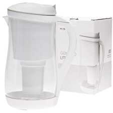 Gentoo Plastic Water Filter Jug Grey & White 1500ml