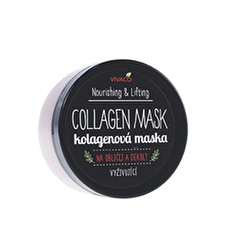 Vivaco Collagen Mask Nourishing & Lifting - Collagen Mask For Face And DÃ©colletÃ©