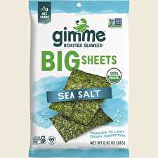 Roasted Seaweed Big Sheets Sea Salt 26g
