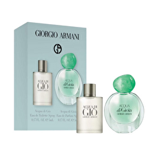 Giorgio Armani Unisex Mini Set 2x 5ml (acqua Di Gio Eau De Toilette Splash & Acqua Di Gioia Eau De Parfum Splash)
