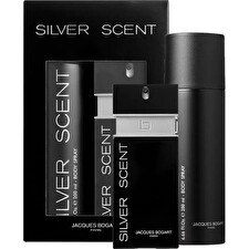Jacques Bogart Silver Scent For Men - 2 Pc Gift Set 90ml/3.33oz Eau De Toilette Spray 180ml/6.66oz Body Spray 90ml/3.33oz