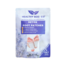 Healthy Bod. Co Detox Foot Patches Lavender X 10 Patches (5 Pairs For 5 Day Detox)