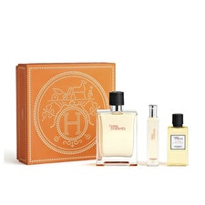 Hermes Set Hermes: Terre D'hermes Eau De Toilette For Men 100ml & Terre D'hermes Eau De Toilette For Men 15ml & Terre D'hermes Shower Gel For All Skin Types 40ml