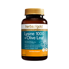 Herbs Of Gold Lysine + Olive Leaf 100t