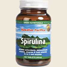 Hawaiian Pacifica Spirulina Tablets 500mg 100 Tabs