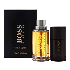 Hugo Boss Boss The Scent Man Eau De Toilette 100ml & Deo Stick 70g Travel Set