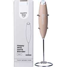 Hand Blender Beige with Stand