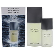 Issey Miyake Leau Dissey Pour Homme For Men - 2 Pc Gift Set 120ml/4.2oz Eau De Toilette Spray 30ml/1.3oz Eau De Toilette Spray 120ml/4.2oz