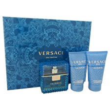 Versace Versace Man Eau Fraiche For Men - 3 Pc Gift Set 30ml/1.7oz Eau De Toilette Spray 30ml/1.7oz Perfumed Bath And Shower Gel 30ml/1.7oz Perfumed Shampoo 30ml/1.7oz