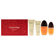 Calvin Klein Obsession For Women - 4 Pc Gift Set 90ml/3.3oz Eau De Parfum Spray 0.5oz Eau De Parfum Spray 90ml/3.4oz Shower Gel 180ml/6.7oz Body Lotion 90ml/3.3oz