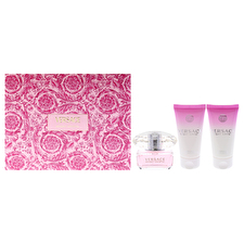 Versace Bright Crystal Gift Set Eau De Toilette 50ml Body Lotion Bright Crystal 50ml And Shower Gel 50ml Bright Crystal Free 50ml