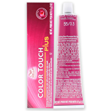 Wella Color Touch Plus Haircolor - 55 03 Intense Light Brown-natural Gold For Unisex 60ml/2oz