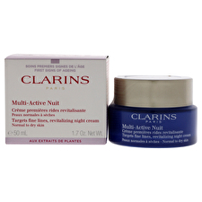 Clarins Multi-Active Skin Renewing Line-Smoothing Night Cream Dry Skin 50ml/1.7oz