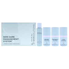 Marini SkinSolutions Skin Care Management System - Normal To Combination By Marini Skinsolutions For Unisex - 4 Pc 90ml/3oz Bioglycolic Face Cleanser 0.5oz C-esta Face Serum 0.5oz Bioglycolic Bioclear Face Lotion 0.5oz Transfomation Face Cream 90ml/3oz