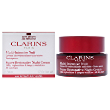 Clarins Super Restorative Night Cream Lifts Replenish & Target Wrinkles - All Skin Types 50ml