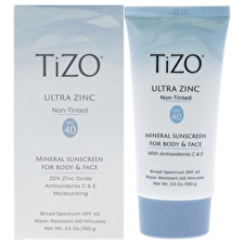 Tizo Ultra Zinc Body And Face Non-tinted Spf 40 For Unisex 90ml/3.5oz