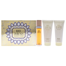Elizabeth Taylor White Diamonds For Women - 3 Pc Gift Set 90ml/3.3oz Eau De Toilette Spray 90ml/3.3oz Perfumed Body Lotion 90ml/3.3oz Body Wash 90ml/3.3oz