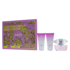 Versace Versace Bright Crystal For Women - 3 Pc Gift Set 30ml/1.7oz Eau De Toilette Spray 30ml/1.7oz Perfumed Bath And Shower Gel 30ml/1.7oz Luminous Body Lotion 30ml/1.7oz