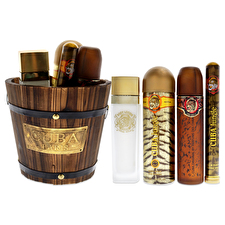 Cuba Cuba Jungle Tiger For Women - 4 Pc Gift Set 90ml/3.3oz Eau De Parfum Spray 30ml/1.7oz Eau De Parfum Spray 180ml/6.6oz Body Spray 120ml/4oz Body Lotion 90ml/3.3oz