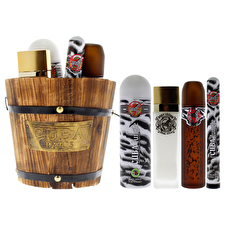 Cuba Cuba Jungle Zebra For Women - 4 Pc Gift Set 90ml/3.3oz Eau De Parfum Spray 30ml/1.7oz Eau De Parfum Spray 180ml/6.6oz Body Spray 120ml/4oz Body Lotion 90ml/3.3oz