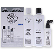Nioxin System 1 Kit For Unisex - 3 Pc 300ml/10.1oz Cleanser Shampoo 300ml/10.1oz Scalp Therapy Conditioner 90ml/3.38oz Scalp And Hair Treatment 300ml/10.1oz