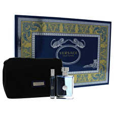 Versace Versace Pour Homme For Men - 3 Pc Gift Set 90ml/3.4oz Eau De Toilette Spray 0.34oz Eau De Toilette Spray Pouch 90ml/3.4oz