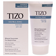 Tizo Ultra Zinc Tinted Spf 40 For Unisex 90ml/3.5oz