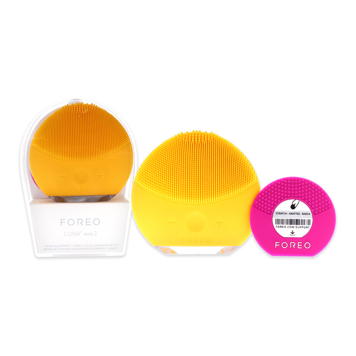 洗顔グッズ FOREO LUNA mini 2 sunflower yellow FOREO Luna Mini 2 Smart Mask Treatment Device - # Sunflower