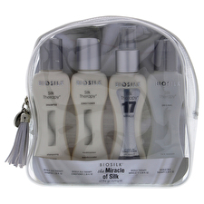 Biosilk The Miracle Of Silk Kit For Unisex - 4 Pc 60ml/2.26oz Silk Therapy Original 60ml/2.26oz Therapy Miracle 17 60ml/2.26oz Silk Therapy Shampoo 60ml/2.26oz Silk Therapy Conditioner 60ml/2.26oz