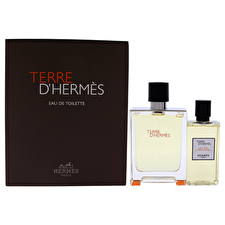 Hermes Terre Dhermes For Men - 2 Pc Gift Set 90ml/3.3oz Eau De Toilette Spray 60ml/2.7oz Hair And Body Shower Gel 90ml/3.3oz