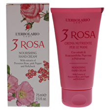 LErbolario Nourishing Hand Cream - 3 Rosa By Lerbolario For Unisex 60ml/2.5oz