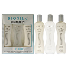 Biosilk Silk Therapy Trio For Unisex - 3 Pc 200ml/7oz Silk Therapy Shampoo 200ml/7oz Silk Therapy Conditioner 200ml/7oz And Silk Therapy Original 200ml/7oz