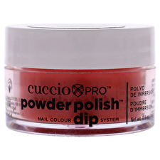 Cuccio Pro Pro Powder Polish Nail Colour Dip System - Red With Orange Undertones For Women 0.5oz