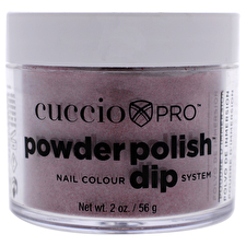 Cuccio Pro Pro Powder Polish Nail Colour Dip System - Dark Red Glitter For Women 30ml/1.6oz