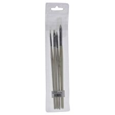 Cuccio Pro Nylon Nail Gel Brush Set - 1222 For Women 4pc