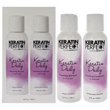 Keratin Perfect Keratin Daily Duo For Unisex - 2 Pc 90ml/3.4oz Shampoo 90ml/3.4oz Conditioner 90ml/3.4oz