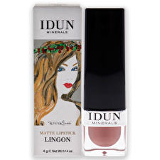 Idun Minerals Matte Lipstick - 109 Lingon For Women 0.14oz