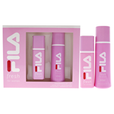 Fila Fila Fresh For Women - 2 Pc Gift Set 90ml/3.4oz Eau De Parfum Spray 240ml/8.4oz Body Spray 90ml/3.4oz