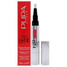 Pupa Milano Active Light Highlighting Concealer - 001 Luminous Ivory For Women 0.013oz
