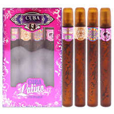 Cuba Latino For Women Gift Set Cactus Eau De Toilette 35ml Carnaval Eau De Toilette 35ml Copacabana Eau De Toilette 35ml Maya Eau De Toilette 35ml 140ml