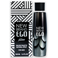 New Brand Ego Silver For Men 90ml/3.3oz