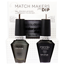 Cuccio Colour Match Makers Plus Dip - Fur-well 2020 For Women - 3 Pc 30ml/1.6oz Pro Powder Polish Dip System 0.44oz Veneer Soak Off Gel 0.43oz Colour Nail Polish 30ml/1.6oz
