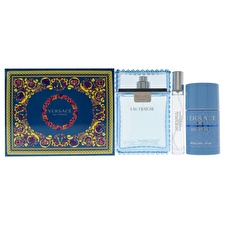 Versace Set Versace: Eau Fraiche Eau De Toilette For Men 100ml & Eau Fraiche Eau De Toilette For Men 10ml & Eau Fraiche Deodorant Stick For Men 75ml