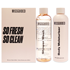 Missguided So Fresh So Clean Set For Women - 2 Pc 180ml/6.76oz Shawer Wash 180ml/6.76oz Body Moisturizer 180ml/6.76oz