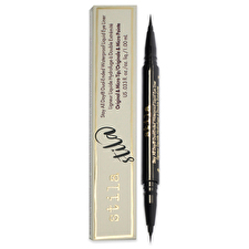 Stila Stay All Day Dual-ended Waterproof Liquid Eye Liner - Intense Black For Women 0.033oz
